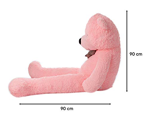 MyTeddyWorld Oso De Peluche Gigante 140-200 cm - Rosado 180 cm Grande Suave Osito De Felpa Regalo para Niños - Juegete De Peluche Ideal para Fiestas De Bodas Navidad Dia De San Valentin