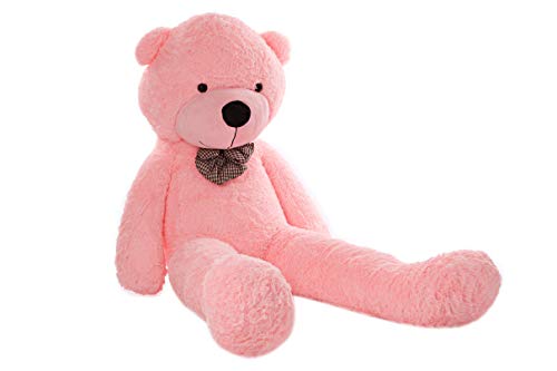 MyTeddyWorld Oso De Peluche Gigante 140-200 cm - Rosado 180 cm Grande Suave Osito De Felpa Regalo para Niños - Juegete De Peluche Ideal para Fiestas De Bodas Navidad Dia De San Valentin