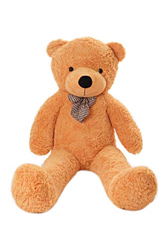 MyTeddyWorld Oso De Peluche Gigante - Grande Suave Osito De Felpa Regalo para Niños - Juegete De Peluche Ideal para Fiestas De Bodas Navidad Dia De San Valentin (Marrón Claro 140 cm)