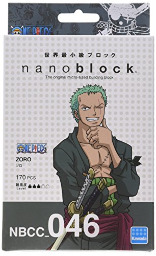 nanoblock NBCC046 Zoro Juguete, multicolor (Kawada , color/modelo surtido