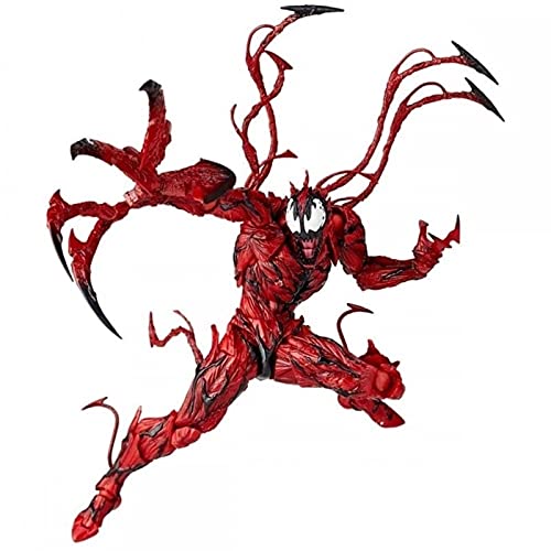 NAUXIU Carnage Venom Figure,Marvel Carnage Action Figure,Premium PVC Collectible Carnage Toy Hand-Made Model Removable Joint Decoration Carnage Collectible A