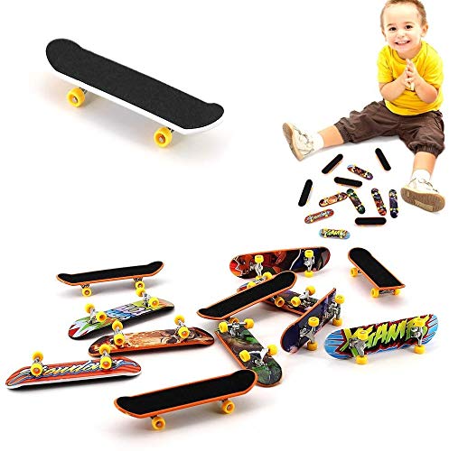 NC Finger Mini Skateboard 6 Piezas, Mini Skateboard Skate Boarding Juguetes Juegos Deportivos Regalo para niños