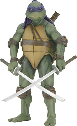 NECA Figura de acción de Las Tortugas Ninja Mutantes Leonardo Escala 1/4