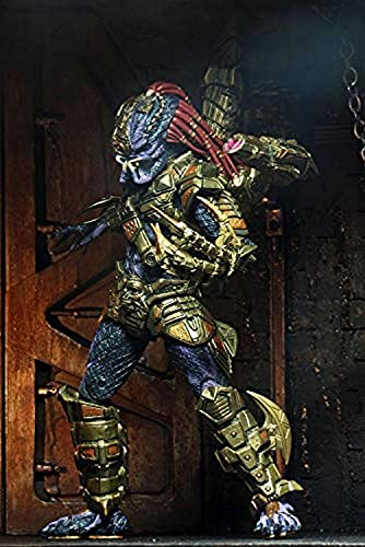 NECA Figura Predator 21 cm Lasershot. con luz