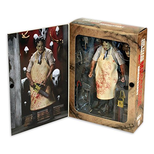 NECA La Matanza de Texas Figura Retro 40th Anniversary Ultimate Leatherface 20 cm