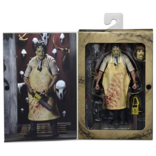 NECA La Matanza de Texas Figura Retro 40th Anniversary Ultimate Leatherface 20 cm