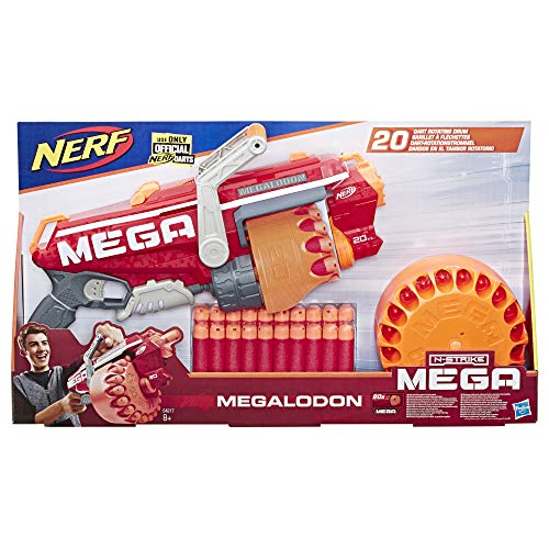 Nerf- Mega Megalodon, Multicolor (Hasbro E4217EU4)