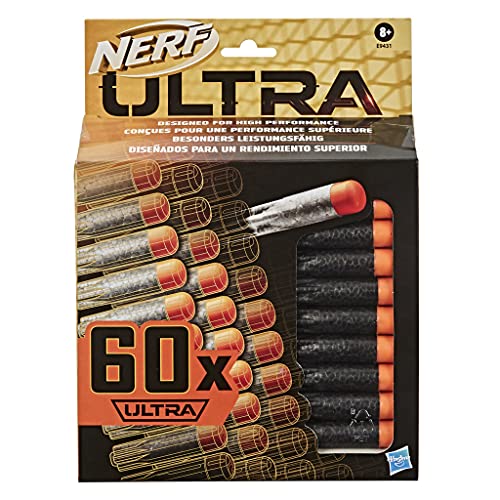 Nerf Pack de Repuesto de 60 Dardos Ultra -- Lo máximo en Lanzamiento de Dardos Compatible Solamente con los lanzadores Ultra