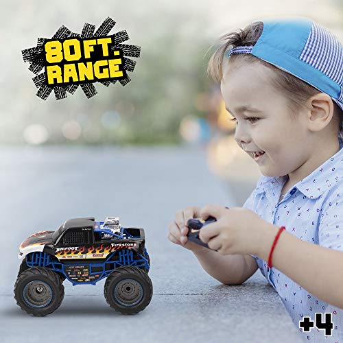 New Bright - Coche teledirigido 4x4 niños 4 años escala 1:24 Monster Truck New Bright (46570)