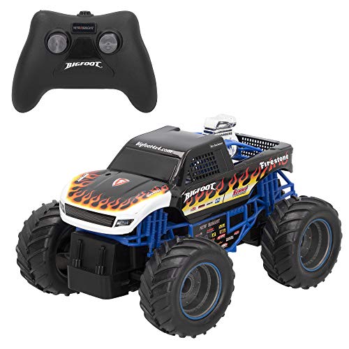 New Bright - Coche teledirigido 4x4 niños 4 años escala 1:24 Monster Truck New Bright (46570)