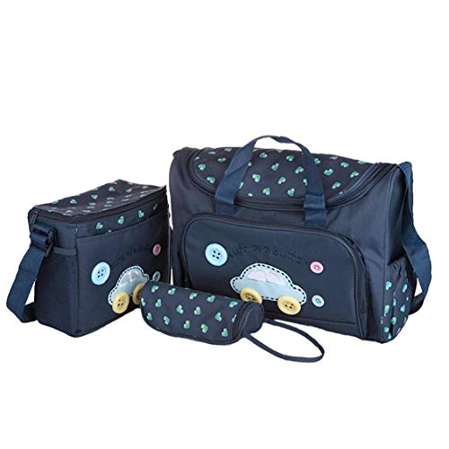 NiceButy La Bolsa De Pañales 4pcs del Hombro Impermeable De La Momia Bolsas Mamá Maternidad Bolso del Panal