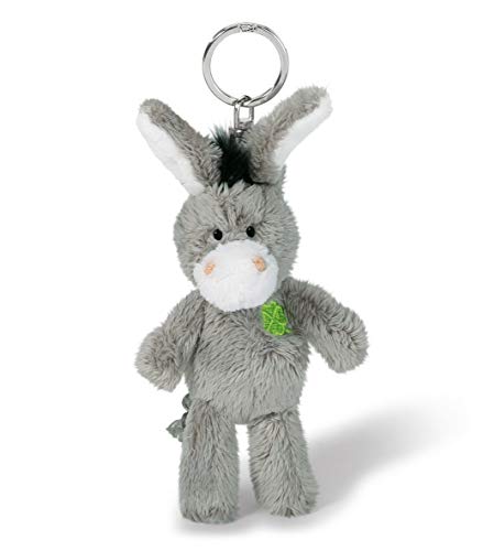 NICI Llavero con Burro, con Hoja de trébol, 10 cm (37688)