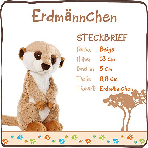 NICI Peluche Suricata 15 cm, Color Beige (46343)