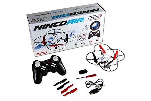 NincoAir-Nano 2 Quadrone Nano2 CAM (NH90097), Color Negro