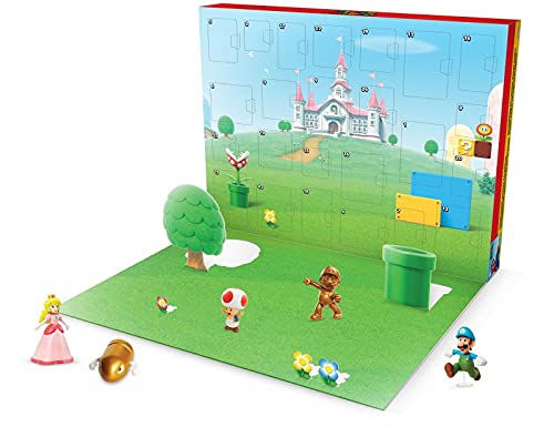 Nintendo Adventskalender Film Calendario de Adviento de Super Mario, Multicolor (joojee GmbH 12032)