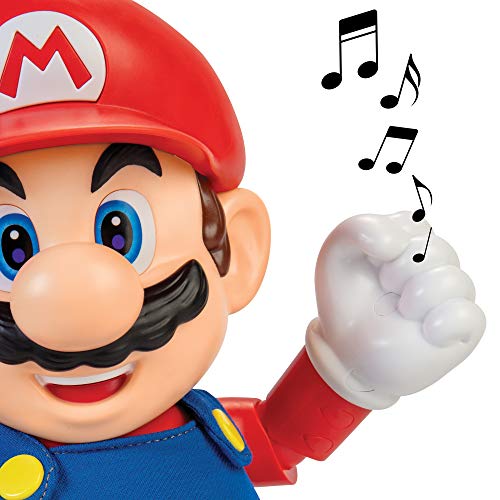 Nintendo-Super Mario Figura ¡It's-A Me! Interactiva con Sonidos y Frases