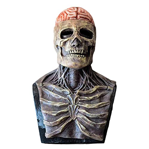 NOEARR Máscara De Calavera De Halloween, Máscara Halloween, Máscara Calavera De Latex, Accesorio De Cosplay Realista, Máscara De Halloween De Terror, Partido De Disfraces De Miedo Cosplay Máscara