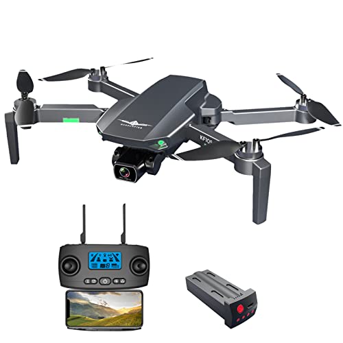 OBEST Dron GPS sin Escobillas con 4K Cámara, Dual Cámara Posicionamiento de Flujo óptico, 5G WiFi FPV, Altitude Hold, Sígueme, Retorno de Batería Baja, 22 Mins, Profesional Drones Plegable, Negro