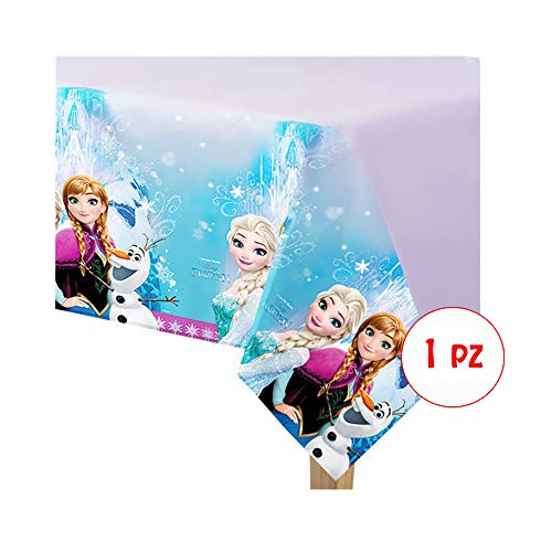 ocballoons- Kit Fiesta cumpleaños Frozen Princesas Elsa Anna 8 Invitados, 8 Persone (1)