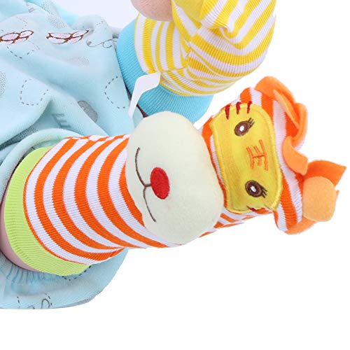 OhhGo Foot Finders Soft Baby Animal Muñeca Pie Sonajero Calcetines Juguetes Buscador Infantil Juguete Calcetines