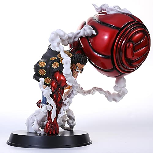 One Piece Monkey D.25cm 4 Gear Kong Gun Monkey D Luffy Figura,PVC Figura Statue Action Figura Hogar Collectible A