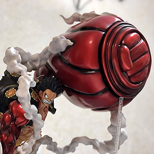 One Piece Monkey D.25cm 4 Gear Kong Gun Monkey D Luffy Figura,PVC Figura Statue Action Figura Hogar Collectible A