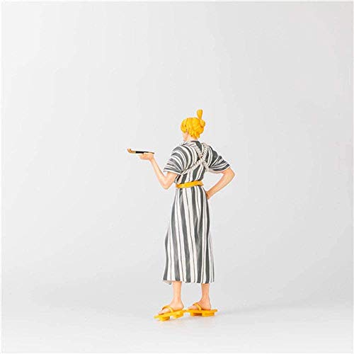 One Piece Street Fashion Ropa de Moda Sanji Trendy Play Marcas de Moda Figuras de Anime en Caja Figuras Muñecas Modelos Regalos de Anime Figuras de Anime 24cm