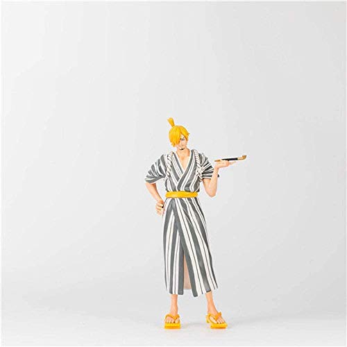 One Piece Street Fashion Ropa de Moda Sanji Trendy Play Marcas de Moda Figuras de Anime en Caja Figuras Muñecas Modelos Regalos de Anime Figuras de Anime 24cm