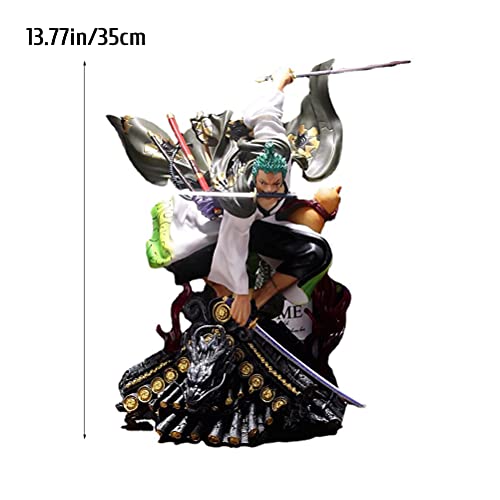 One Piece Zoro on The Roof Action Figure Anime Collection Model