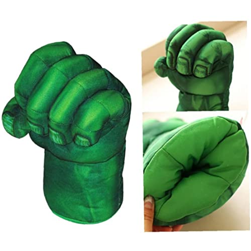 Onsinic 2 Unids Hulk Hands Guantes Partido Partido Traje Superhéroes Guantes Boxeo para Niños Niños Divertidos Juguetes Guante Verde