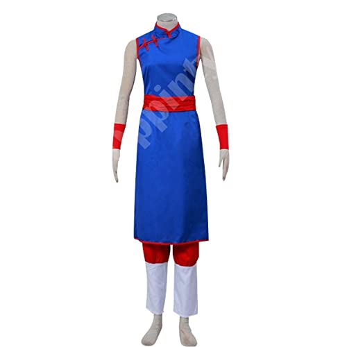 Oppinty Anime Dragon Ball Chichi cosplay disfraces Halloween Navidad fiesta de disfraces traje de combate XXXL azul