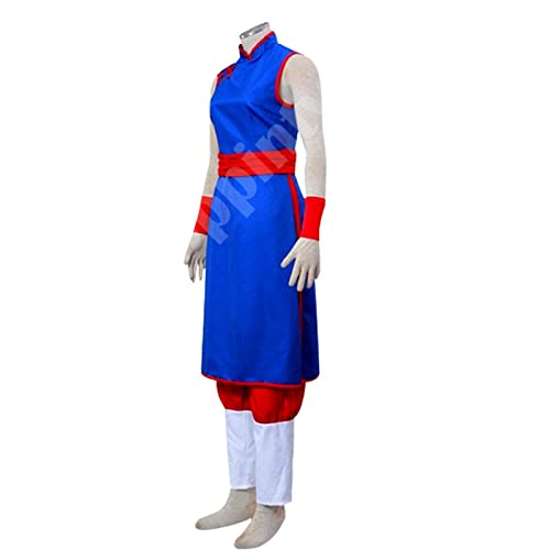 Oppinty Anime Dragon Ball Chichi cosplay disfraces Halloween Navidad fiesta de disfraces traje de combate XXXL azul