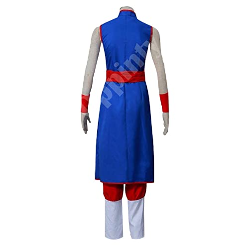 Oppinty Anime Dragon Ball Chichi cosplay disfraces Halloween Navidad fiesta de disfraces traje de combate XXXL azul