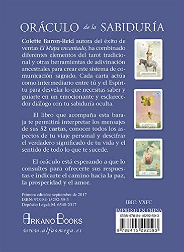 Oráculo de la sabiduría. Para tomar decisiones en la vida. Libro y 52 cartas adivinatorias