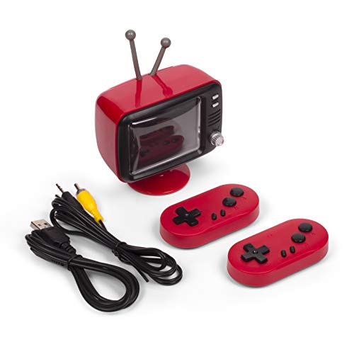 ORB- Mini Consola de TV Retro, Color Rosso (Thumbs Up 5060613313183)