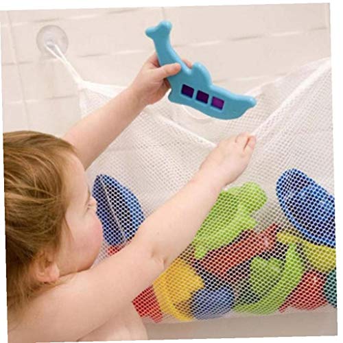 Oulensy Hogar Baño De Malla Basket Baby Kids Bañera Juguete De Red Portaobjetos Plegable Bolso Colgante Organizador