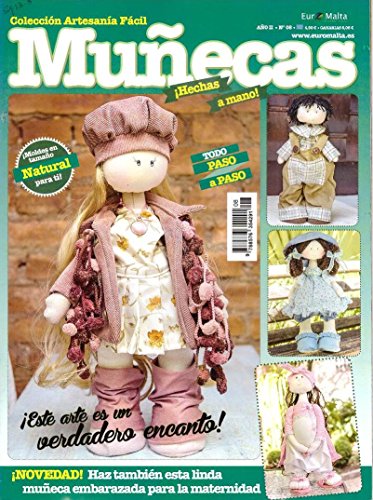 Pack 10 revistas de Muñecas de tela paso a paso