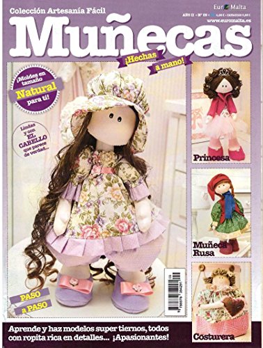 Pack 10 revistas de Muñecas de tela paso a paso