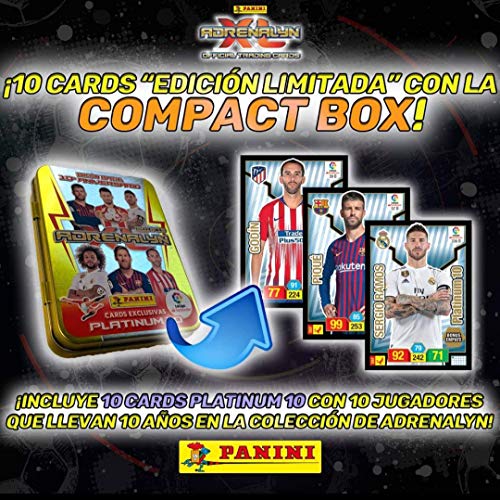 Panini 003714TINSE Compact Box 10 Years Adrenalyn 2018-2019