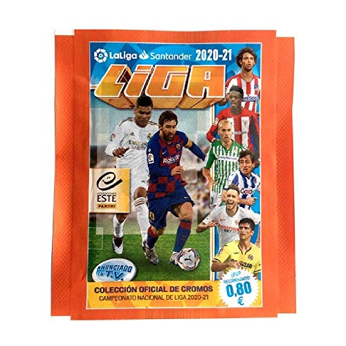 Panini- CROMOS Liga Santander 20-21 National Soccer Club coleccionables, Multicolor (144652)