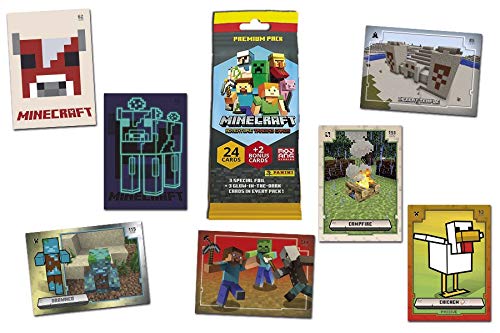 Panini France SA Minecraft Trading Cards - Caja de 36 fundas