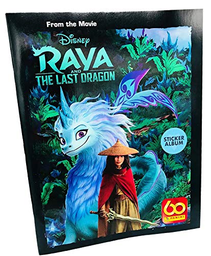 Panini France SA- Raya et le Dernier Dragon-Album + Porte-Cartes Disney and The Last Último Tarjetero (003924AFGD)