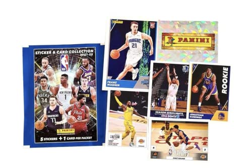 Panini NBA 2021-2022 STICKERS - Estuche de 50 fundas