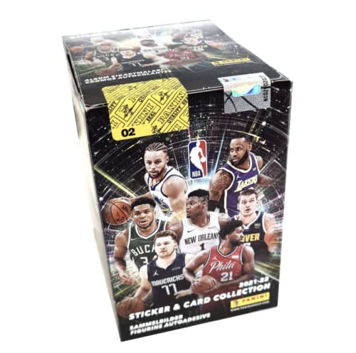 Panini NBA 2021-2022 STICKERS - Estuche de 50 fundas