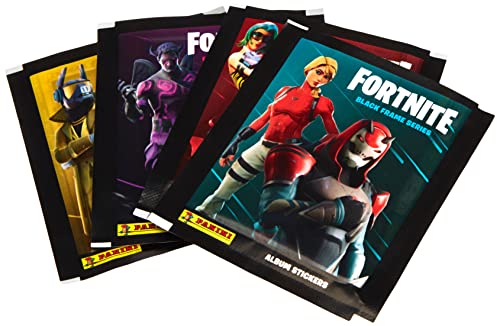 Panini SA Fortnite Black Frame Series-50 Fundas, Color Negro, 11810 (003986BOX50F)