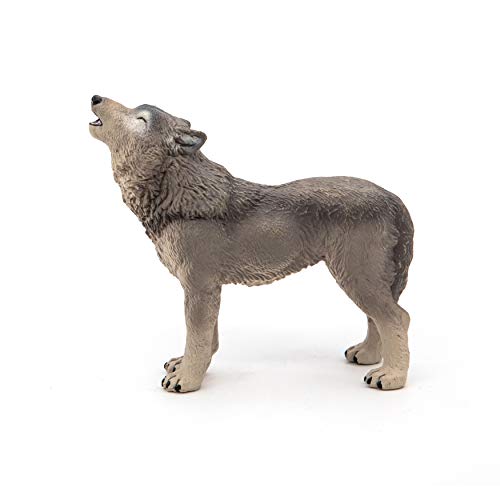 Papo (2050171.0 Figura Lobo Aullando, Multicolor