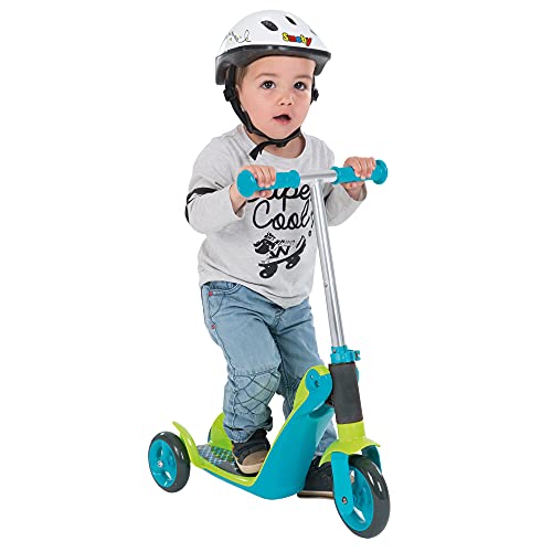 Patinete reversible 2en1 azul (Smoby 750605)