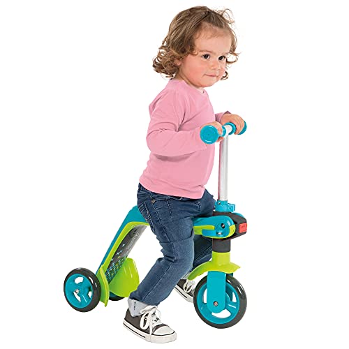 Patinete reversible 2en1 azul (Smoby 750605)