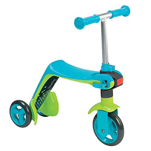 Patinete reversible 2en1 azul (Smoby 750605)