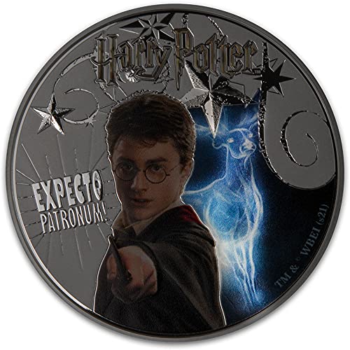 Patronus Charm Expecto Patronum Harry Potter 5 Oz Moneda Plata 10$ Samoa 2021